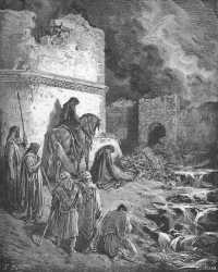 Nehemiah inspects Jerusalem's walls